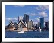 Opera House And Sailboats, Sydney, Australia by Jacob Halaska Limited Edition Print