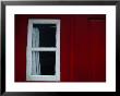 Detail Of Red House With Curtained Window, Castelo De Vide, Alto Alentejo, Portugal by Jeffrey Becom Limited Edition Print