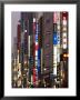 Neon Lights Of Chou-Dori Avenue, Ginza, Tokyo, Island Of Honshu, Japan, Asia by Gavin Hellier Limited Edition Pricing Art Print