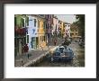 Couloured Houses With Washing Lines, Alongside Canal, Burano, Venetian Lagoon, Veneto, Italy by James Emmerson Limited Edition Print