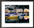 Lights And Yachts Reflected In Harbour At Dusk, Torquay, Torbay, England by David Tomlinson Limited Edition Print