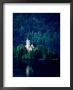 Church Of The Assumption On Blejski Otok With Bled Castle, Bled, Gorenjska, Slovenia by Richard I'anson Limited Edition Print