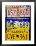 Number Plates For Sale At Antique Store, Anchorage, Alaska by Richard Cummins Limited Edition Pricing Art Print