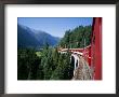 The Glacier Express Crosses A Bridge In Switzerland by Taylor S. Kennedy Limited Edition Print