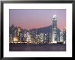 Skyline Of Central, Hong Kong Island, At Dusk, Hong Kong, China, Asia by Amanda Hall Limited Edition Pricing Art Print