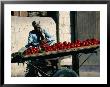 Merchant Selling Fruit Off Cart, Aswan, Egypt by Jerry Galea Limited Edition Print