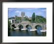 Cathedral, Medieval Bridge And The River Wye, Hereford, Herefordshire, England by David Hunter Limited Edition Print