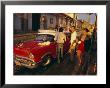 Street Scene With Old Car, Trinidad, Cuba, West Indies, Central America by Bruno Morandi Limited Edition Print