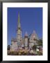 Chuch, Town Square, Ploumilliau, Cotes D'armor, Brittany, France by David Hughes Limited Edition Print