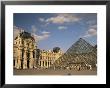 La Pyramide And The Musee Du Louvre, Paris, France by Lee Frost Limited Edition Print