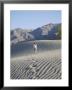 Woman Jogging, Sand Dunes Point, Death Valley National Park, California, Usa by Angelo Cavalli Limited Edition Print
