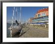 Modern Yacht Moored Alongside The Opera House, Gothenberg, Goteborg Harbour, Sweden by Neale Clarke Limited Edition Print