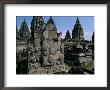 Hindu Temples Of Candi Prambanan, Unesco World Heritage Site, Yogyakarta Region, Indonesia by Bruno Barbier Limited Edition Print