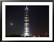 Full Moon Rises Behind Jin Mao Tower In Pudong Economic Zone, Shanghai, China by Paul Souders Limited Edition Pricing Art Print