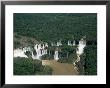 Aerial View Of The Iguassu Falls, Iguassu National Park, Unesco World Heritage Site, Parana, Brazil by Jane Sweeney Limited Edition Print