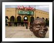 Bronze Face At Pge Park, Home Of The Portland Beavers And Portland Timbers, Portland, Oregon, Usa by Janis Miglavs Limited Edition Print