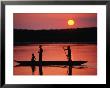 Rowing In Middle Sepik Region, Papua New Guinea by Peter Hendrie Limited Edition Print