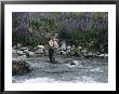 A Fly Fishing Guide Casts His Line Near Coyhaique, Chile by Gordon Wiltsie Limited Edition Pricing Art Print