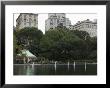 The Boating Pond, Central Park, Manhattan, New York City, New York, Usa by Amanda Hall Limited Edition Print