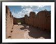 Travelers Examine The Ruins Of 17Th Century Spanish Mission, The Church Of San Jose De Los Jemez by Pat Vasquez-Cunningham Limited Edition Print