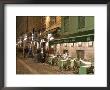 Restaurants On Rue Des Marronniers, Lyon, Rhone, France by Charles Bowman Limited Edition Print