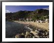 Fishing Village And Beach, Corossol, St. Barthelemy by Walter Bibikow Limited Edition Print
