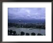 A Modern Bridge Separates The Old And New Parts Of The City, Bratislava, Slovakia by Taylor S. Kennedy Limited Edition Print