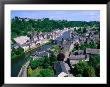 Rance River Passing Through Lower Part Of Town, Dinan, France by John Elk Iii Limited Edition Print