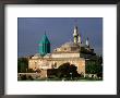 13Th-Century Turquoise-Tiled Dome And Minaret Of The Mevlana Turbesi Museum, Konya, Turkey by John Elk Iii Limited Edition Print