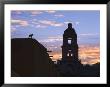 Sunrise With Church And Dog On Roof, San Miguel De Allende, Mexico by Nancy Rotenberg Limited Edition Print