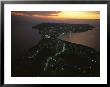 An Aerial View Of The Port City Of Sinop At Twilight by Randy Olson Limited Edition Print