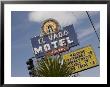 Detail Of El Vado Motel Sign, Albuquerque, New Mexico, Usa by Nancy & Steve Ross Limited Edition Pricing Art Print