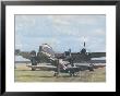 Messerschmitt 109 Poses Before The British Short Stirling Bomber It Brought Down by Hubmann Limited Edition Print