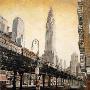 The Chrysler Building From The L by Mathew Daniels Limited Edition Pricing Art Print
