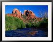 Cathedral Rock Above Oak Creek At Red River Crossing, Sedona, Arizona by David Tomlinson Limited Edition Pricing Art Print