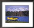 Floatplane On Beluga Lake And Kenai Mountains, Alaska by Rich Reid Limited Edition Print