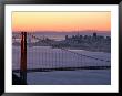 Dawn Over The Golden Gate Bridge From Marin Headlands, San Francisco, California, Usa by David Tomlinson Limited Edition Print