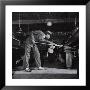 Baseball Player Satchel Paige Playing A Game Of Pool by George Strock Limited Edition Print