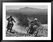 Actors Steve Mcqueen And Bud Ekins Competing In 500 Mile Cross Country Race Across Mojave Desert by John Dominis Limited Edition Print