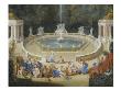 View Of The Grove Of Domes, Baths Of Greek Gods In The Gardens Of Versailles, 1688 (Detail) by Jean Cotelle The Younger Limited Edition Print