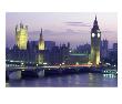 Houses Of Parliament At Night, London, England by Walter Bibikow Limited Edition Print