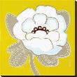 White Pop Flower by Monica Kuchta Limited Edition Pricing Art Print