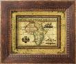 Crackled Map Of Africa by Deborah Bookman Limited Edition Print