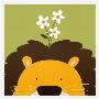 Peek-A-Boo Ix, Lion by Yuko Lau Limited Edition Print
