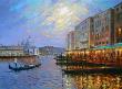 Lamplight Grand Canal by Richard Telford Limited Edition Print