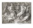 Etching Angels With Head Of Christ by Albrecht Durer Limited Edition Pricing Art Print