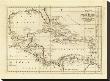Chart Of The West Indies, C.1811 by Mathew Carey Limited Edition Print