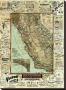 Map Of California Roads For Cyclers, C.1896 by George W. Blum Limited Edition Print