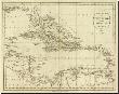 Map Of The West Indies, C.1796 by John Reid Limited Edition Pricing Art Print