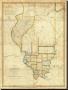 Map Of Illinois, C.1820 by John Melish Limited Edition Pricing Art Print
